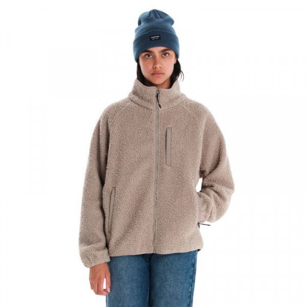 EMERSON W Sherpa Jacket Γυναικεία Γούνα - MILKY WHITE