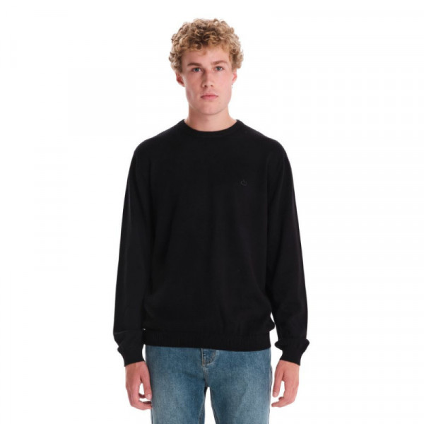 EMERSON Men's Knit Sweater Ανδρικό Πουλόβερ - BLACK
