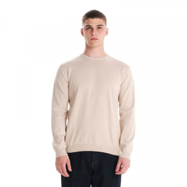 EMERSON Men's Knit Sweater Ανδρικό Πουλόβερ - ECRU