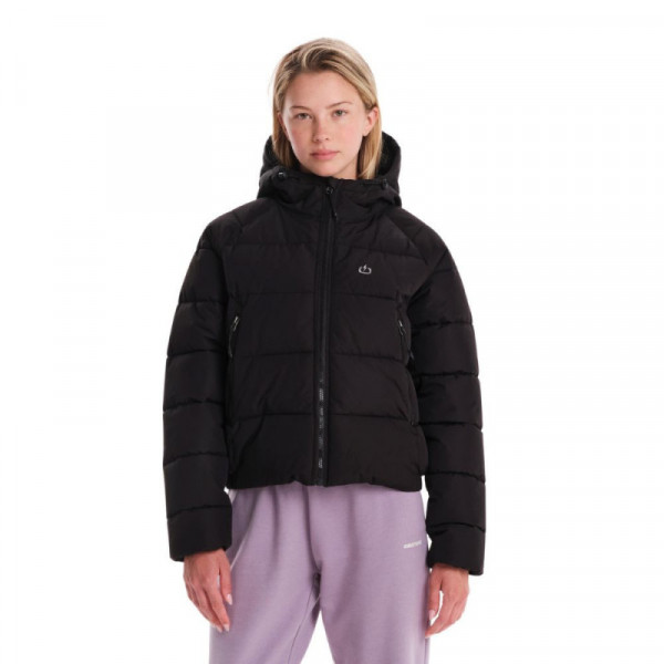 EMERSON W Hooded Puffer Jacket Γυναικείο Μπουφάν - BLACK