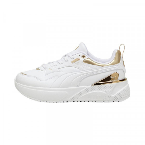 PUMA R78 Disrupt Mettalic Γυναικεία Sneakers - ΛΕΥΚΟ