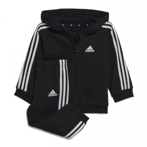 ADIDAS I 3S FZ FL JOG Παιδικό Σετ Φόρμα - ΜΑΥΡΟ