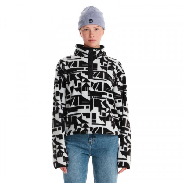 EMERSON W Half Zip Fleece Γυναικεία Ζακέτα - PR467 WHITE