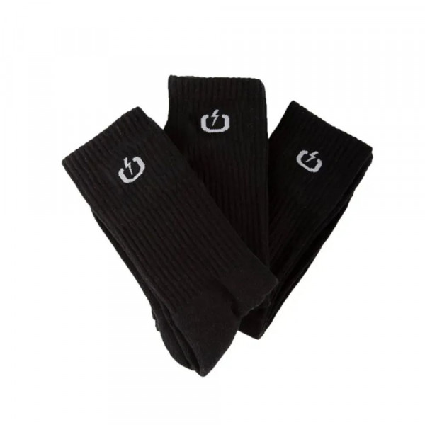 EMERSON Unisex Socks 3 Pair Μακριές Κάλτσες 3 Ζευγάρια - ΜΑΥΡΟ