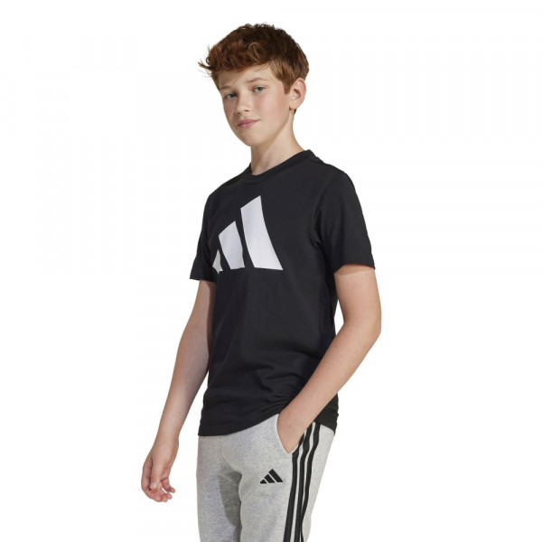 ADIDAS ESS T Παιδική Κοντομάνικη Μπλούζα - ΜΑΥΡΟ