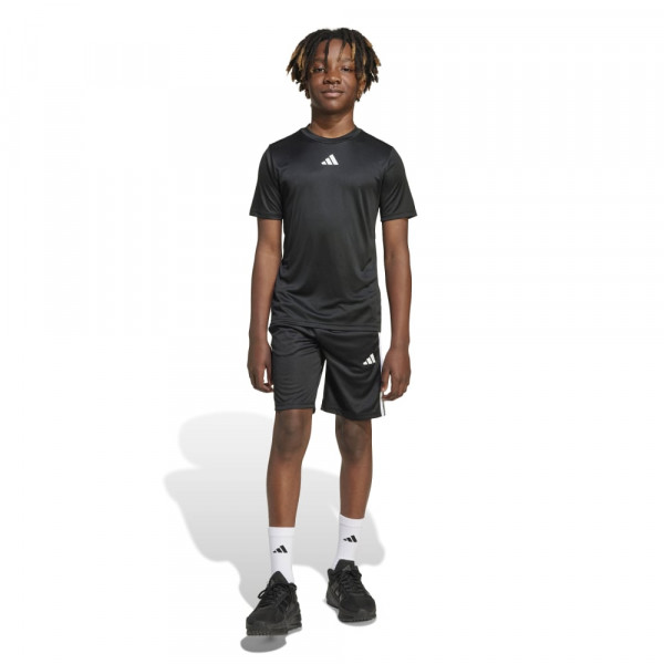 ADIDAS Train ESS 3-S T S Παιδικό Σετ - ΜΑΥΡΟ