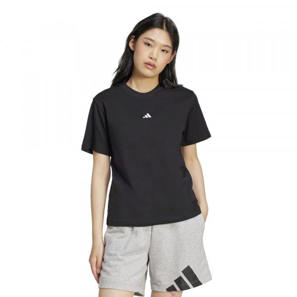 ADIDAS ESS S Logo C T Γυναικεία Κοντομάνικη Μπλούζα - ΜΑΥΡΟ