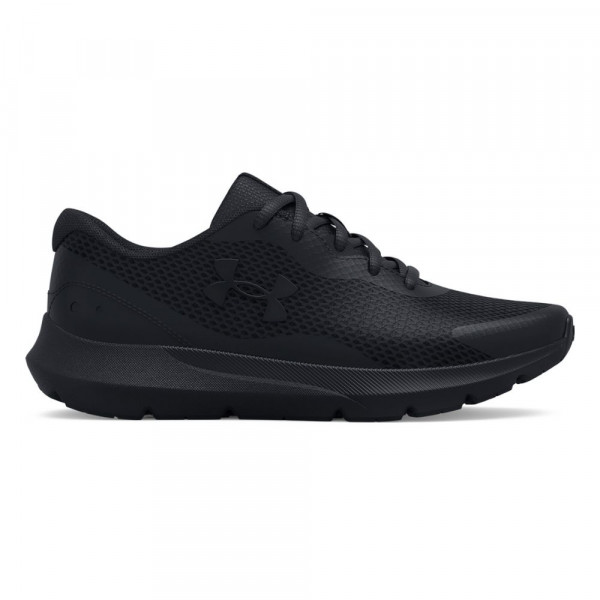 UNDER ARMOUR BGS Surge 3 Εφηβικά Παπούτσια Running - ΜΑΥΡΟ