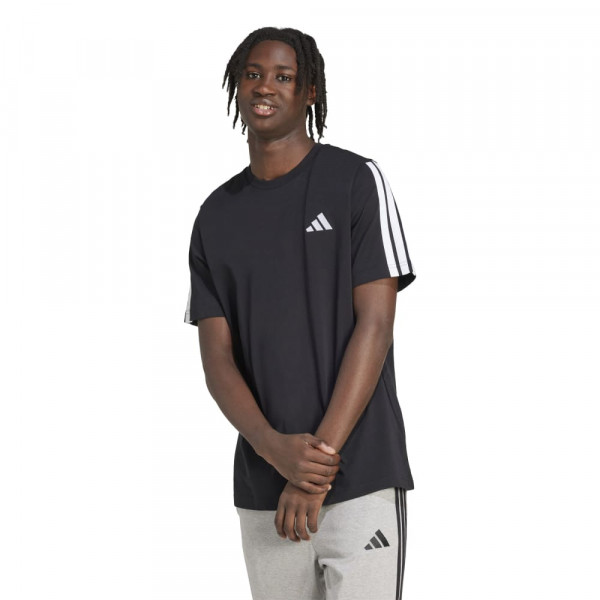 ADIDAS 3-S Tee Ανδρική Κοντομάνικη Μπλούζα - ΜΑΥΡΟ