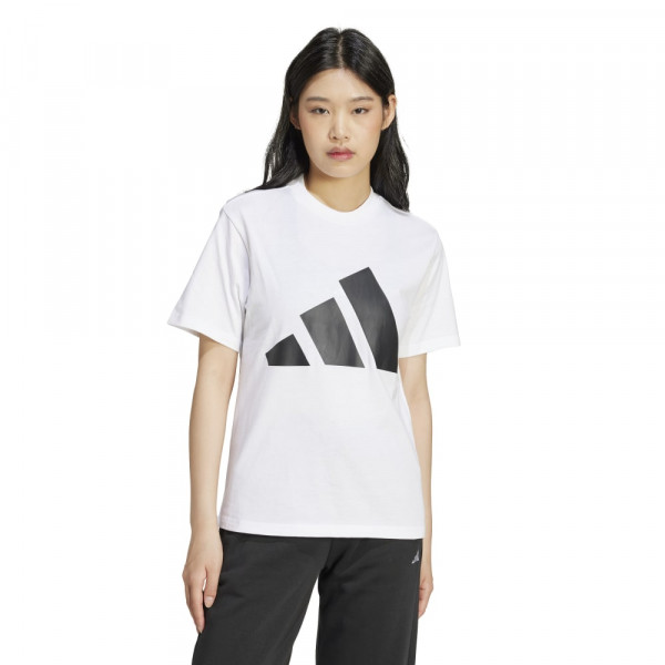 ADIDAS ESS B L Γυναικεία Κοντομάνικη Μπλούζα - ΛΕΥΚΟ