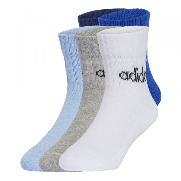 ADIDAS KIDS LIN ANK 5P Παιδικές Κάλτσες 5 ζευγάρια - ΠΟΛΥΧΡΩΜΕΣ