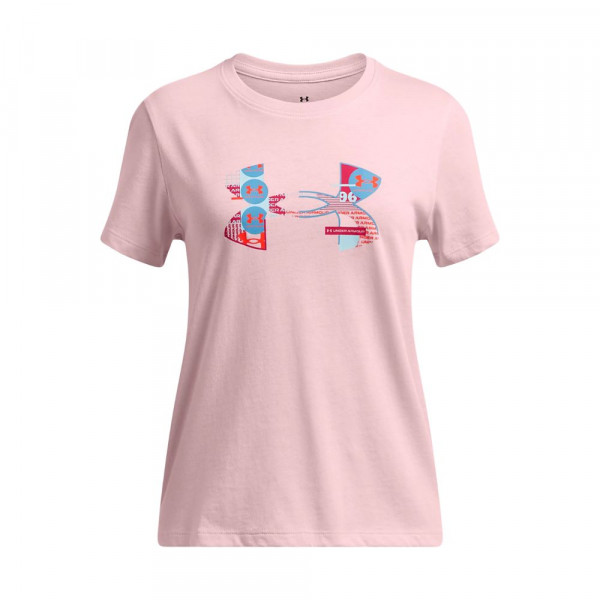 UNDER ARMOUR Big Logo Παιδική Κοντομάνικη Μπλούζα Κορίτσι - ΡΟΖ