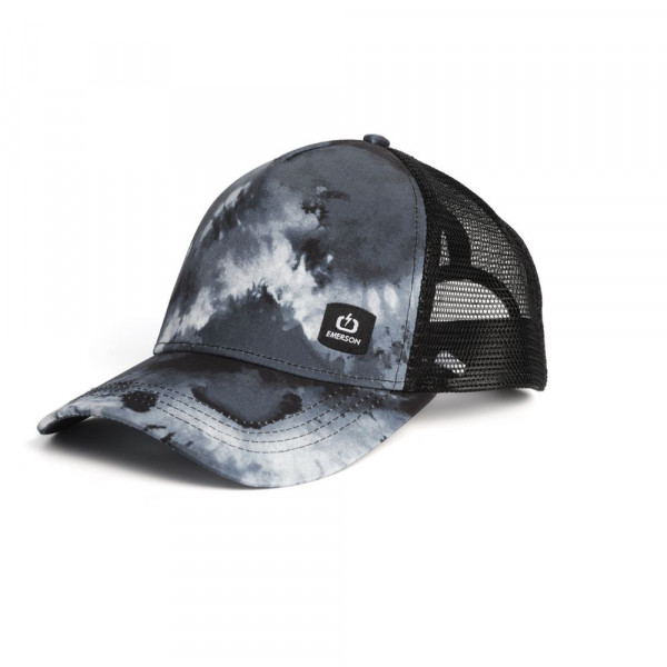 EMERSON Καπέλο Trucker - PR439 TIE DYE BLACK