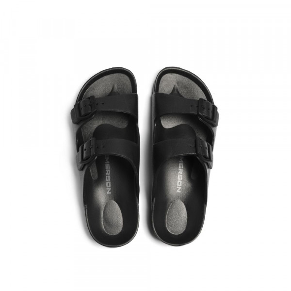 EMERSON Two-Strap Slides Γυναικείες Παντόφλες - BLACK