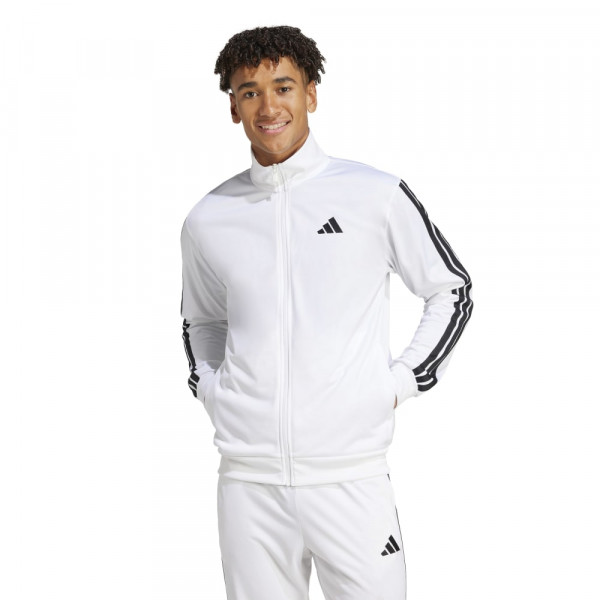 ADIDAS 3-S T R T J Ανδρική Ζακέτα - ΛΕΥΚΟ