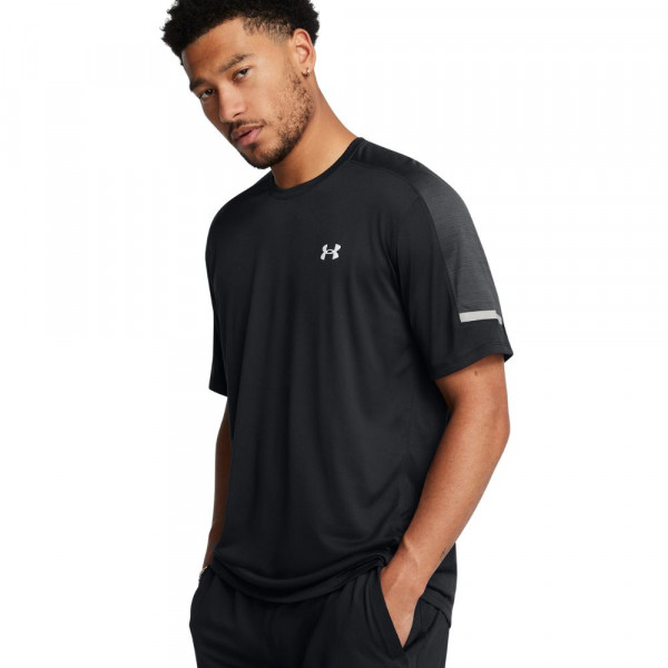UNDER ARMOUR Tech Utility Αθλητική Κοντομάνικη Μπλούζα - ΜΑΥΡΟ