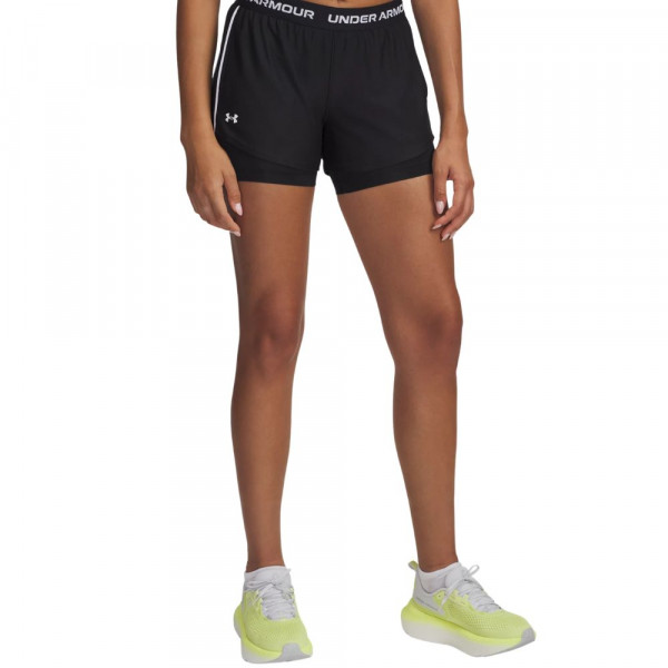UNDER ARMOUR Tech Play Up Γυναικείο Αθλητικό Σορτς - ΜΑΥΡΟ