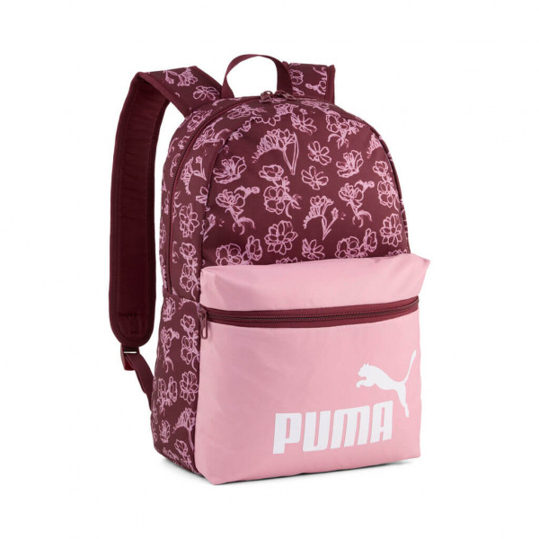 PUMA Phase All-Over Print 22L Τσάντα Πλάτης - ΡΟΖ