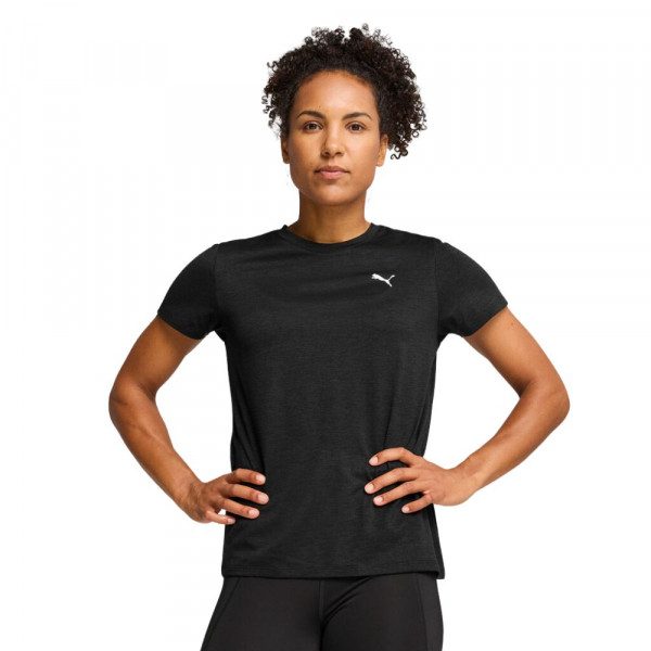 PUMA TAD ESS H Tee Γυναικεία Κοντομάνικη Μπλούζα - ΜΑΥΡΟ