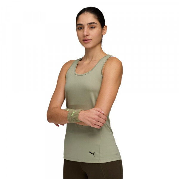 PUMA TAD ESS Racerback Tank Γυναικεία Αμάνικη Μπλούζα - ΛΑΔΙ