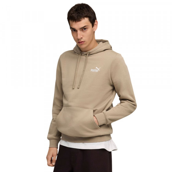 PUMA ESS Small No.1 Logo Ανδρική Φούτερ Με Κουκούλα - ΚΑΦΕ