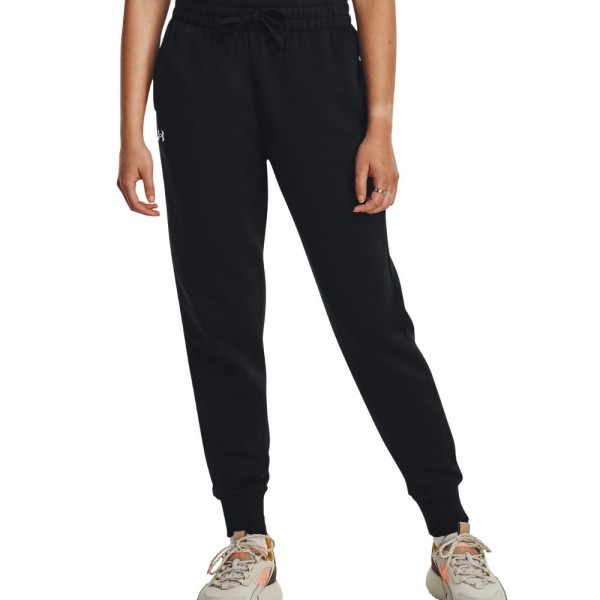 UNDER ARMOUR Rival Fleece Γυναικείο Παντελόνι Φόρμα - ΜΑΥΡΟ