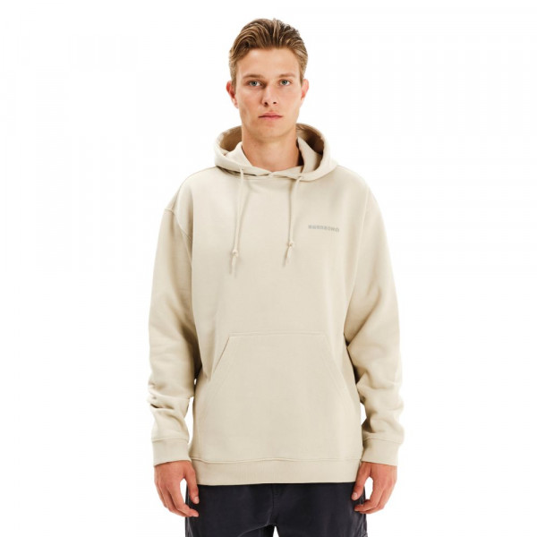 EMERSON Pullover Loose Fit  Ανδρική Φούτερ Με Κουκούλα - CLAY GREY