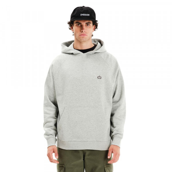 EMERSON Pullover Oversized Hoodie Ανδρική Φούτερ Με Κουκούλα - BLACK