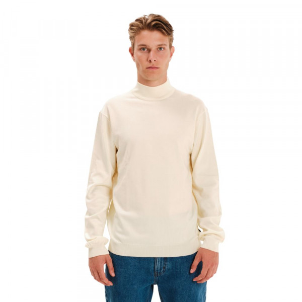 EMERSON Turtleneck Knit Sweater Ανδρικό Πουλόβερ - ECRU