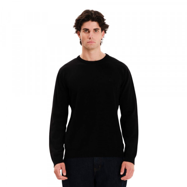EMERSON Classic Knit Sweater Ανδρικό Πουλόβερ - BLACK