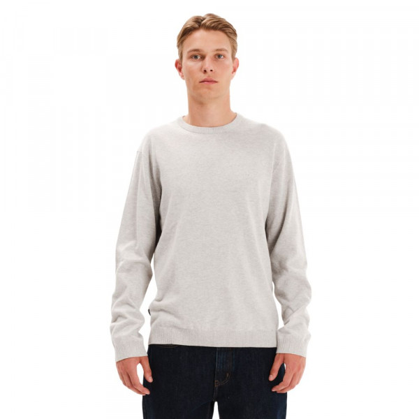 EMERSON Classic Knit Sweater Ανδρικό Πουλόβερ - L.GREY ML
