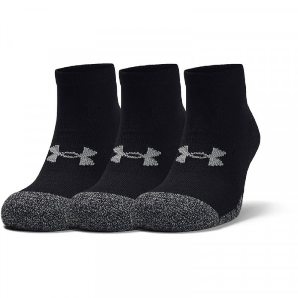 UNDER ARMOUR Adult HeatGear® Lo Cut Socks 3-Pack 1346753-001 ΜΑΥΡΟ