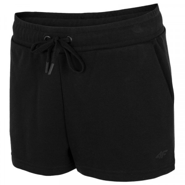 4F Women's Shorts H4L22-SKDD350-20S ΜΑΥΡΟ