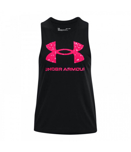 UNDER ARMOUR Sportstyle Graphic Tank 1356297-004 ΜΑΥΡΟ
