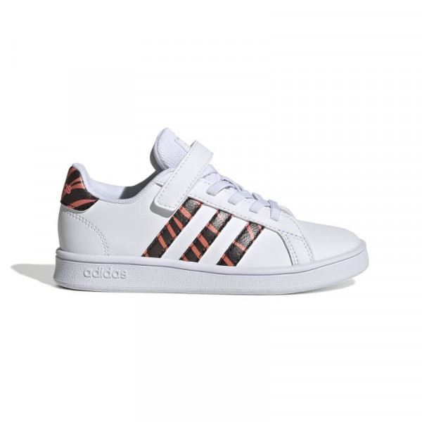 ADIDAS Grand Court Tiger-Print Shoes EL C GZ1075