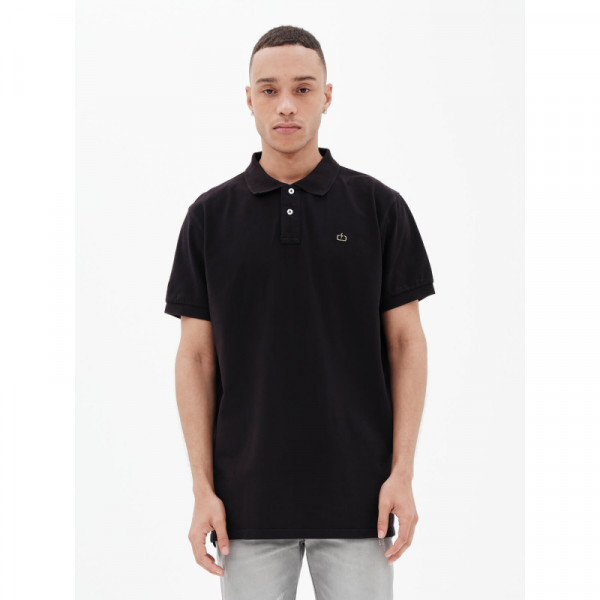 EMERSON Men's Garment Dyed Polo 221.EM35.69GD BLACK