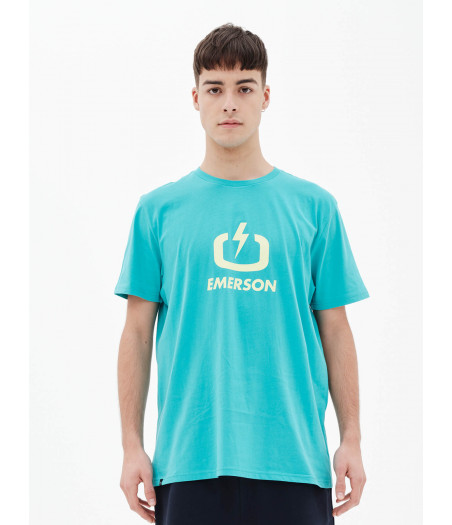 EMERSON Men's S/S T-Shirt 221.EM33.01 TURQUOISE