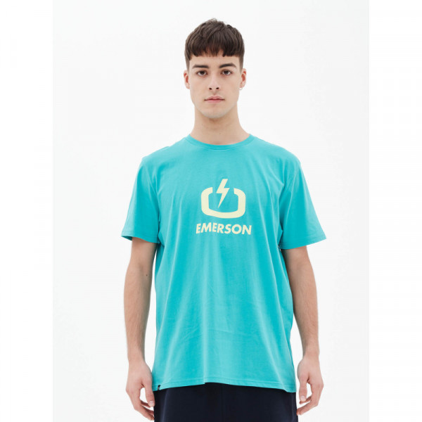 EMERSON Men's S/S T-Shirt 221.EM33.01 TURQUOISE