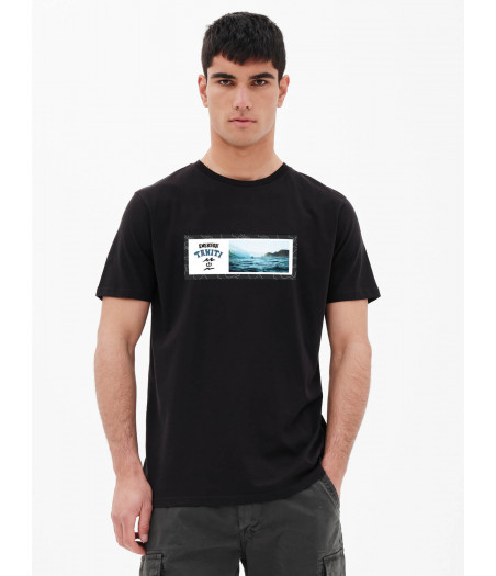 EMERSON Men's S/S T-Shirt 221.EM33.57 BLACK