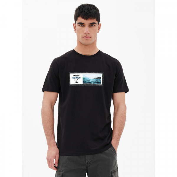 EMERSON Men's S/S T-Shirt 221.EM33.57 BLACK