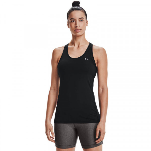 UNDER ARMOUR Women's HeatGear® Armour Racer Tank 1328962-001 ΜΑΥΡΟ